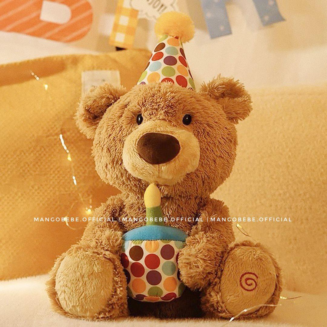 Gấu bông biết hát Happy Birthday