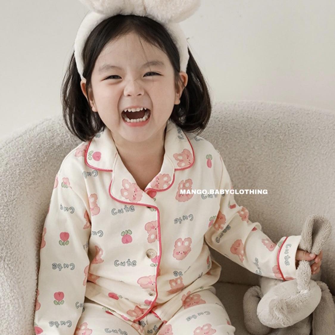 Pyjama Set - Cute Rabbit - 120