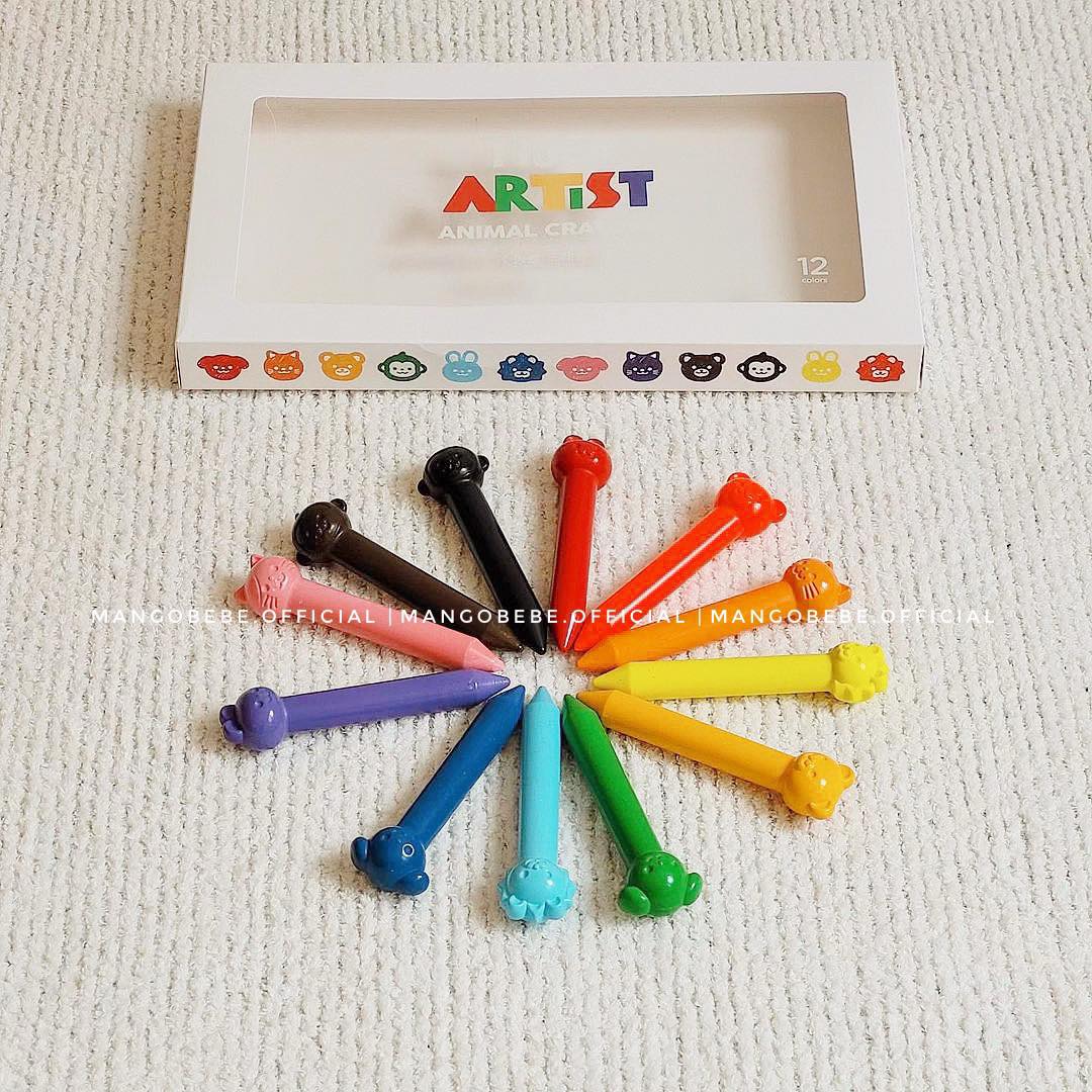 Bút sáp màu Animal Crayons