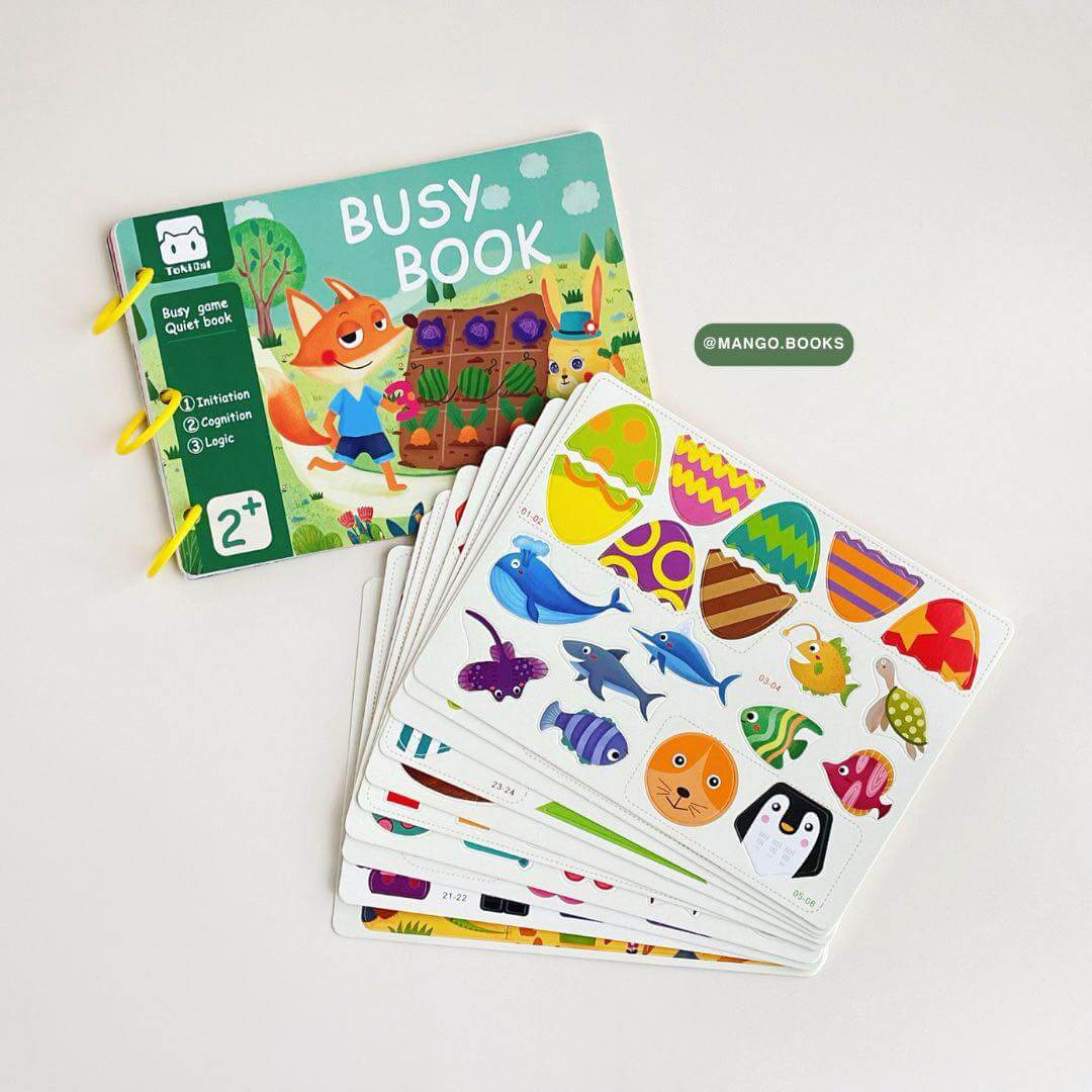 Sách Busy Book Toki Cat - Preschool