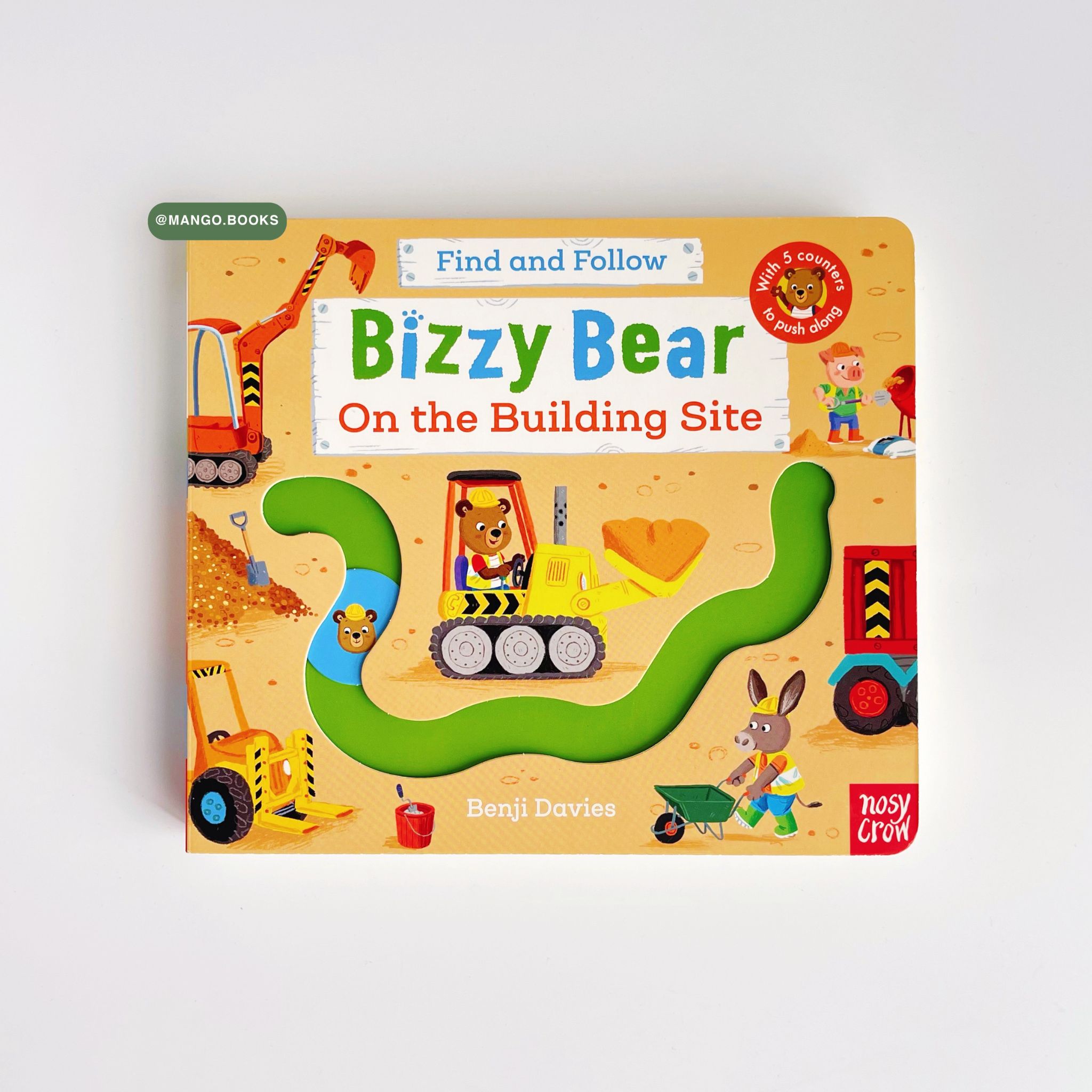 Sách Bizzy Bear - Find and Follow On the Building Site