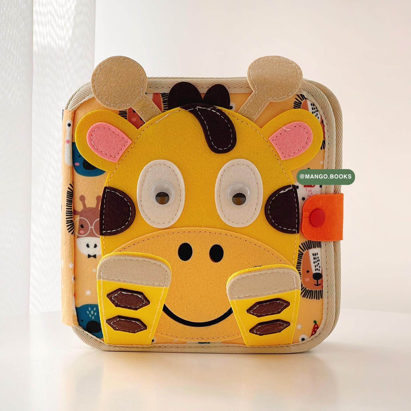 Sách Vải Bận Rộn Giraffe Peekaboo