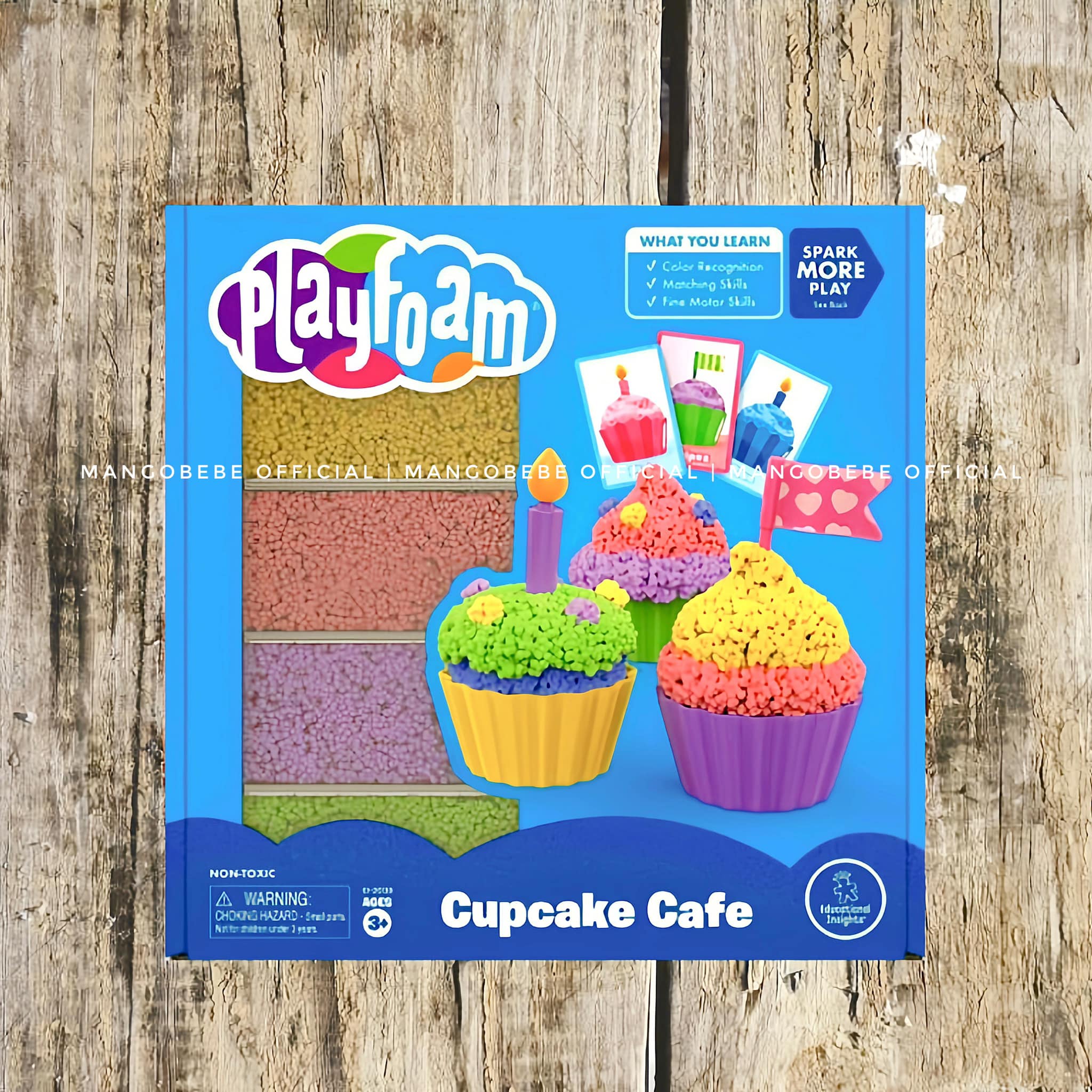 Bộ Đồ Chơi Bọt Biển Playfoam Sand Cupcake Cafe Set