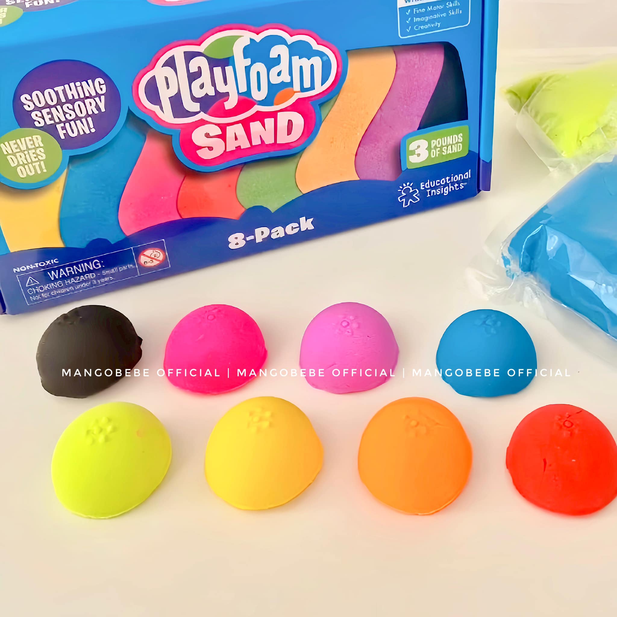 Bộ Đồ Chơi Bọt Biển Playfoam Sand Set 8 Packs