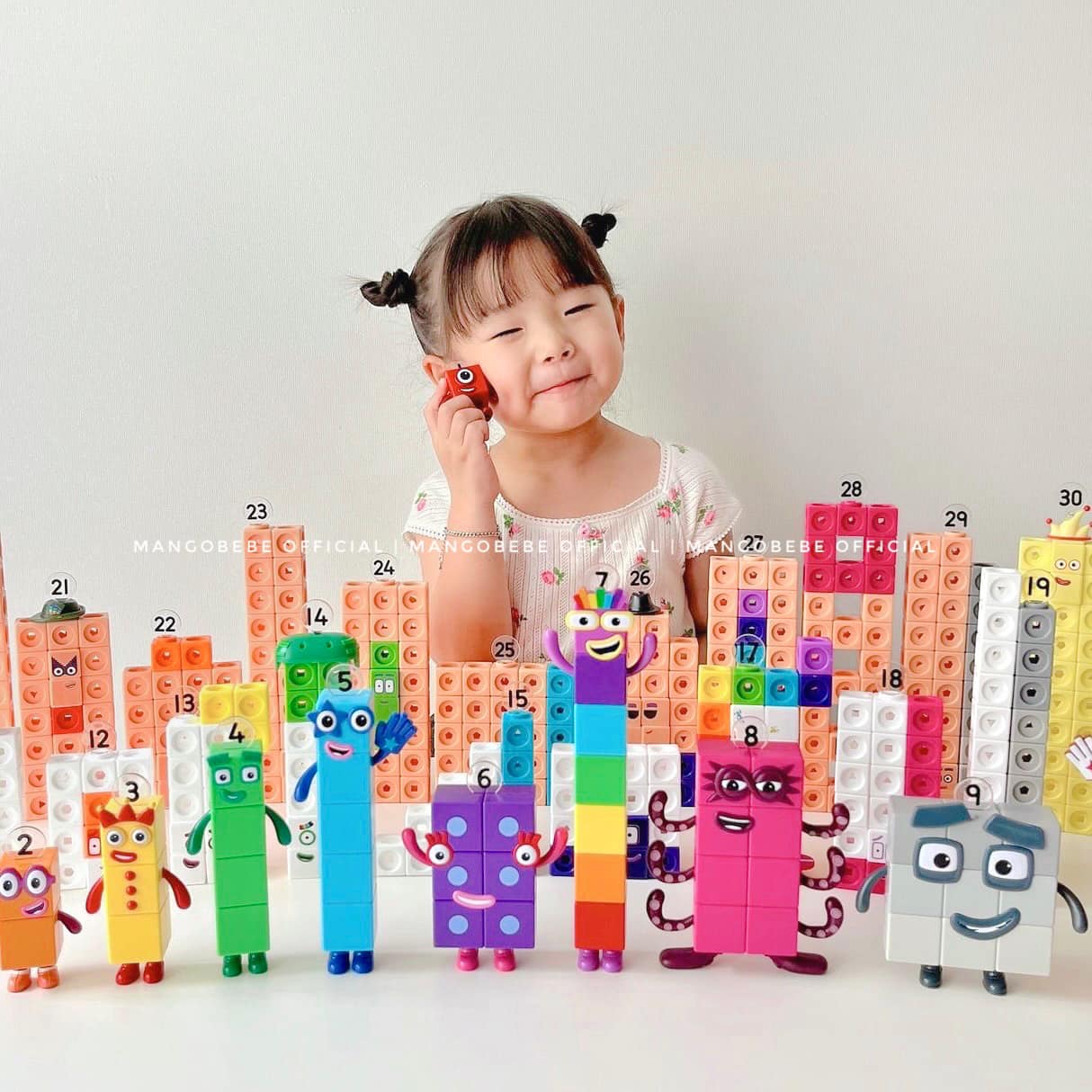 Bộ Học Toán Mathlink Cubes Numberblocks Số Đếm 21 - 30 Learning Resources