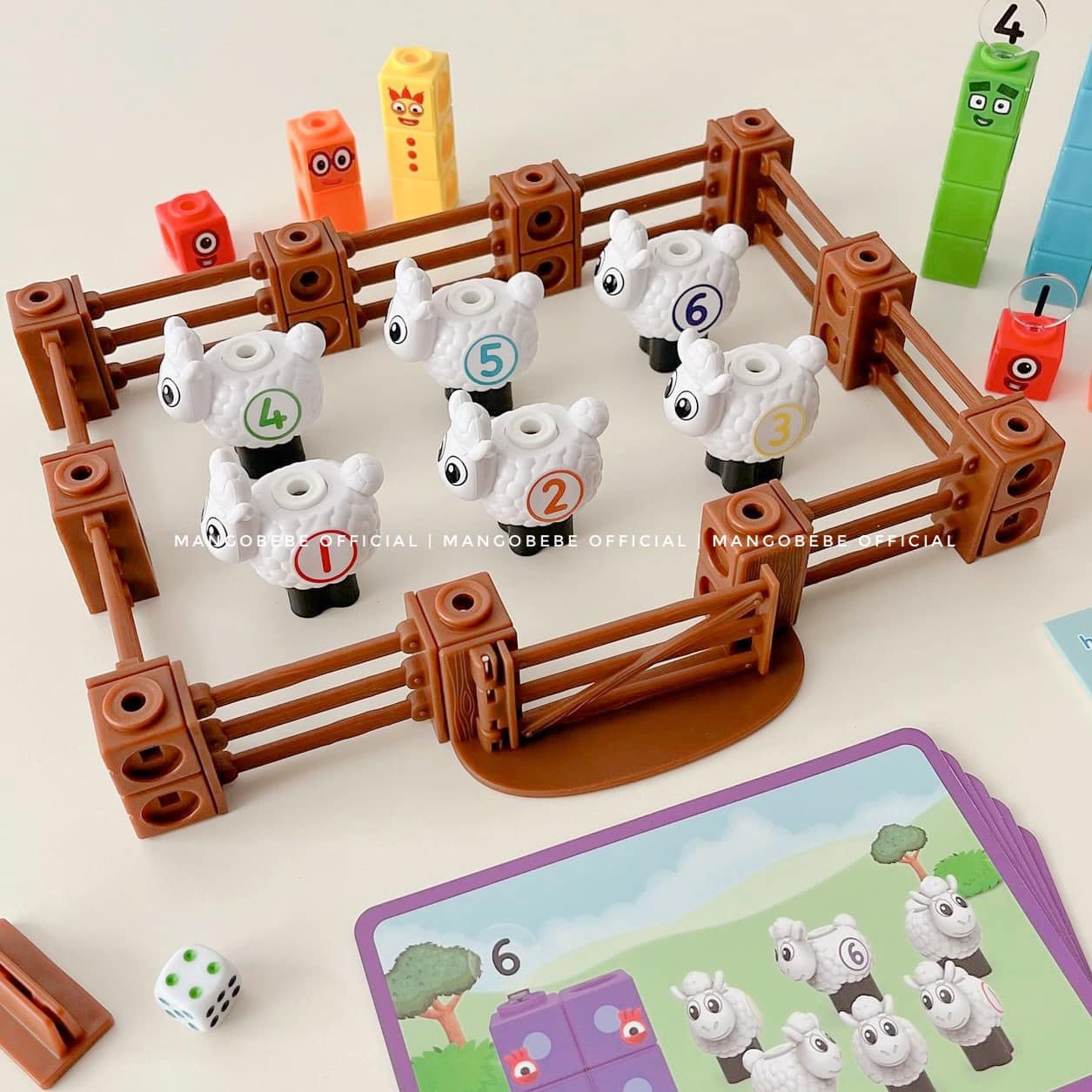 Bộ Hoạt Động Trang Trại Cừu Numberblock Learning Resources