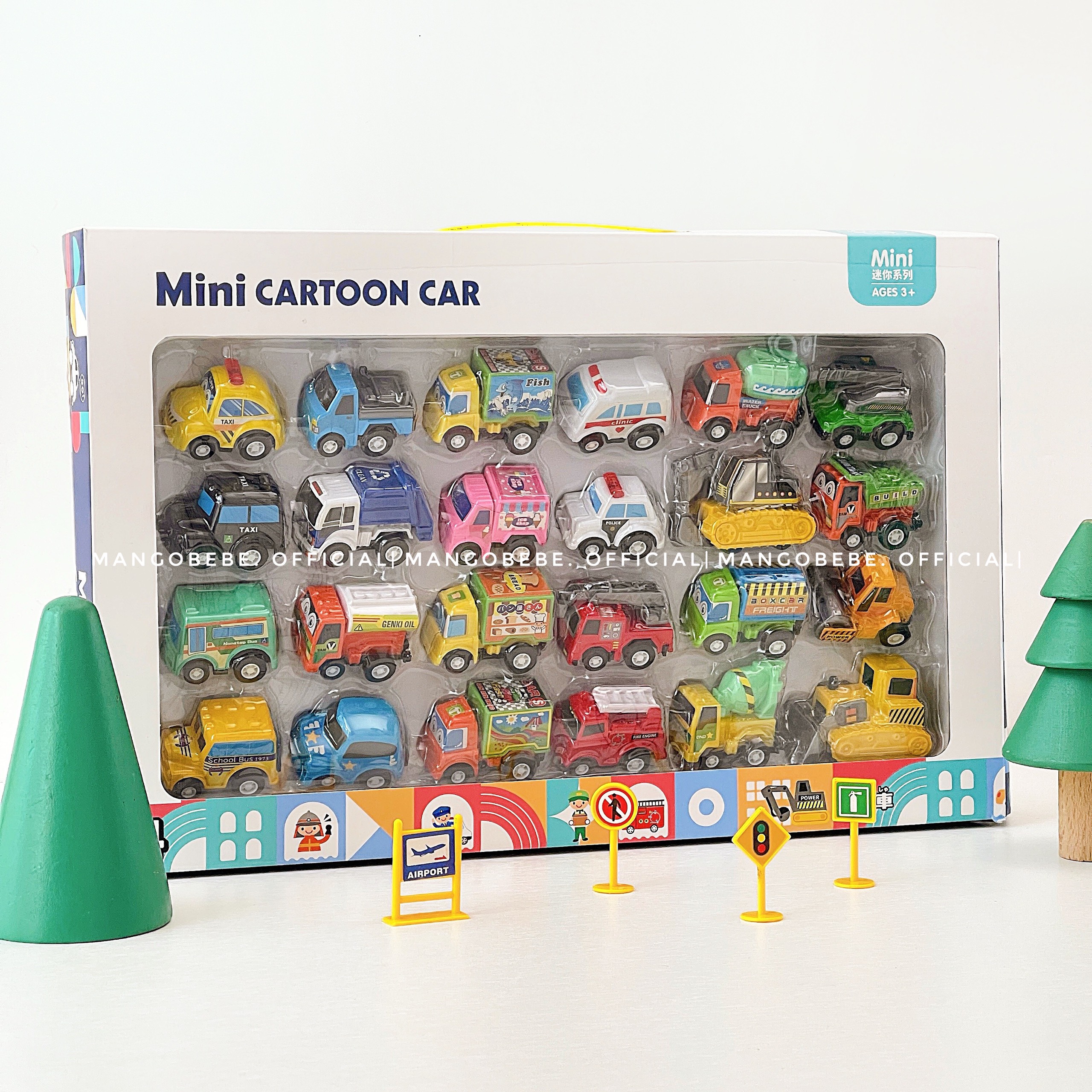 Bộ 24 Ô Tô Mini Cartoon Car