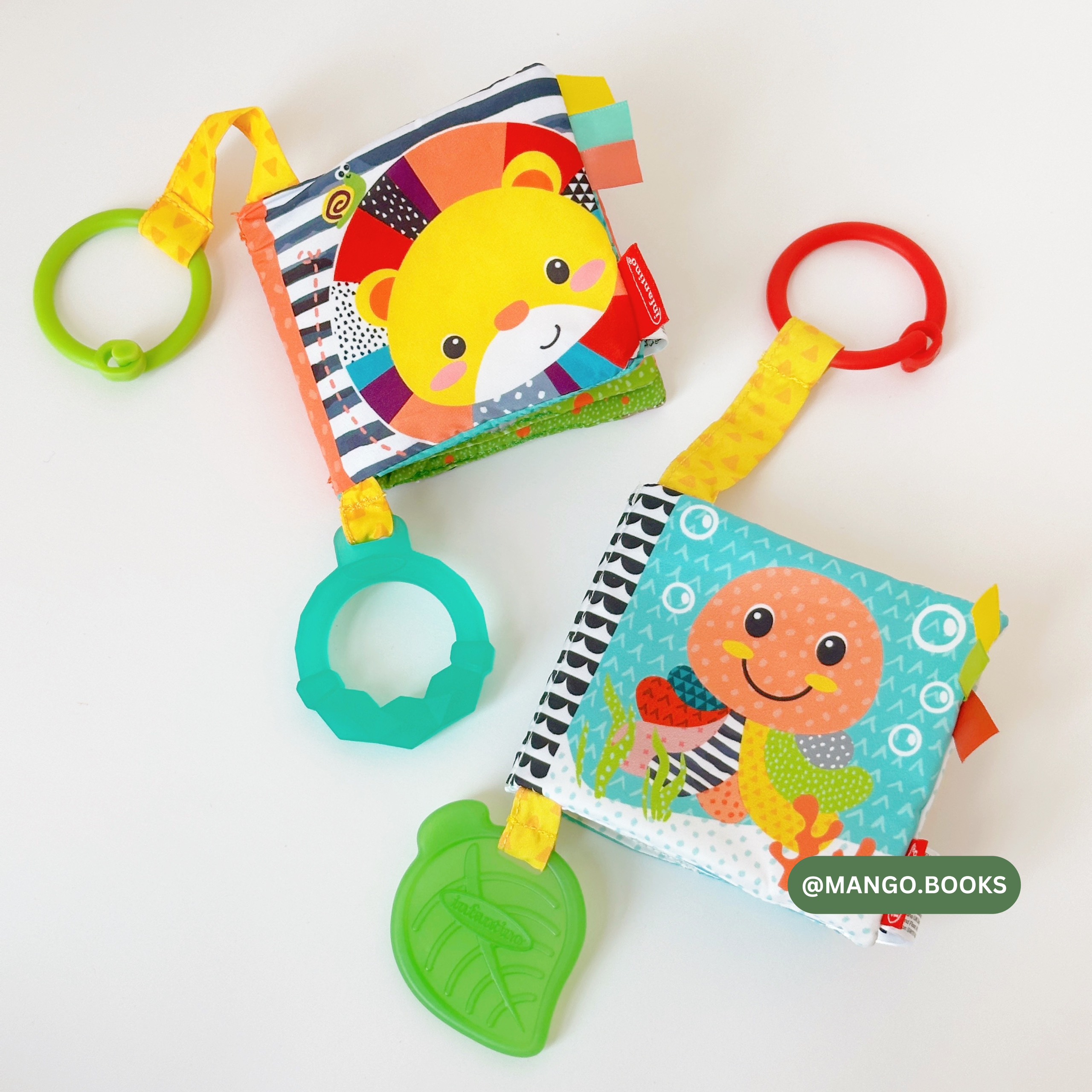 Infantino - Sách Vải Link & Squeak