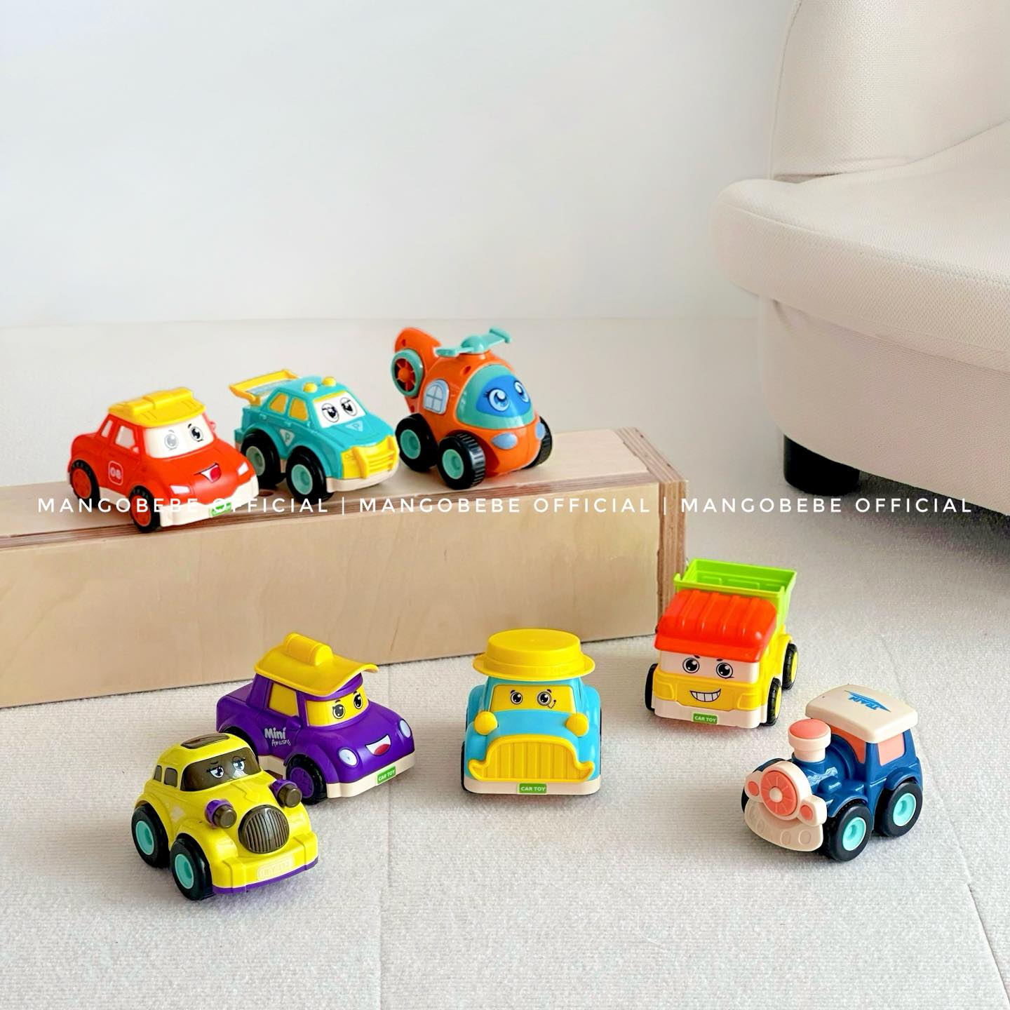 Bộ 8 Xe Inertia Car