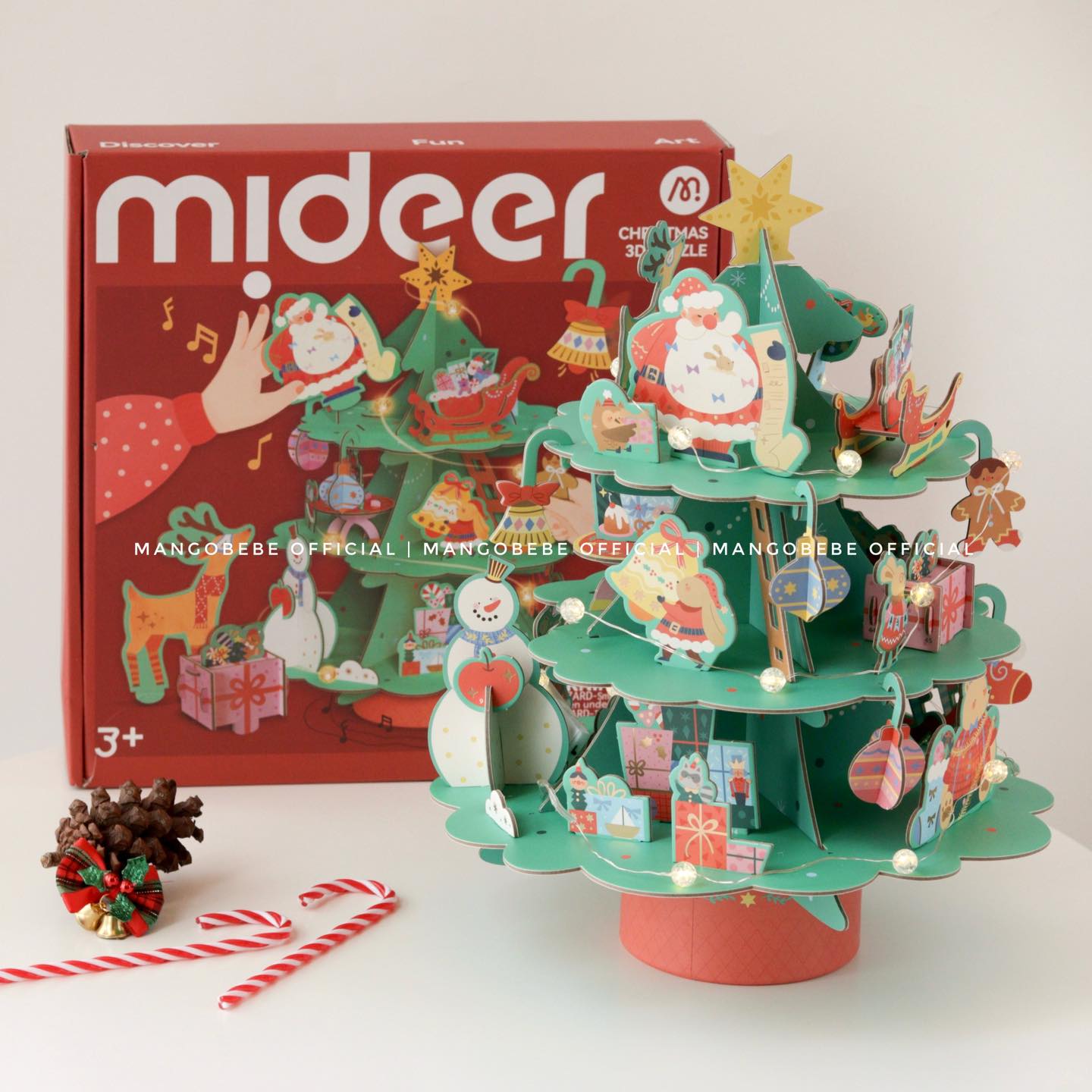 Mideer - Cây Thông Noel 3D Puzzle Workshop