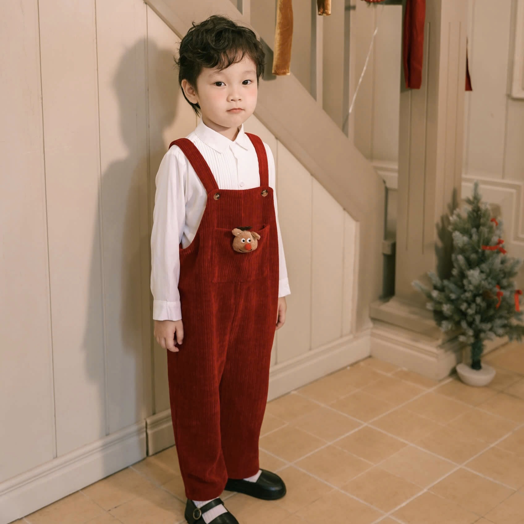 Quần Yếm Eric - Đỏ