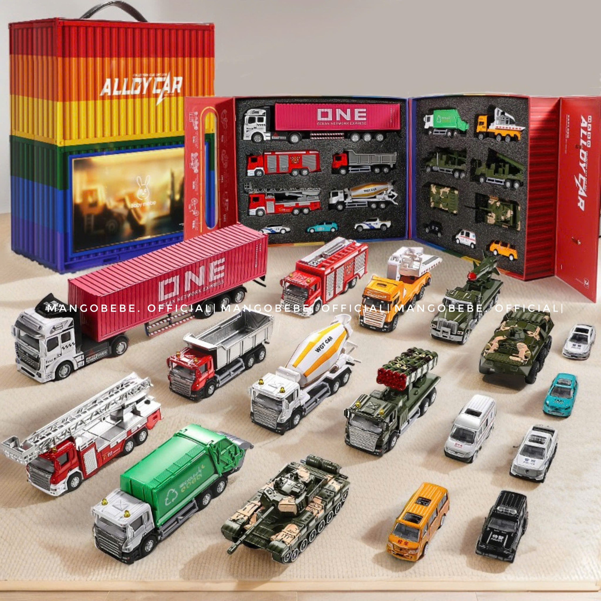 Baby Mabo - Hộp Quà Collection Car Alloy Car 17pcs