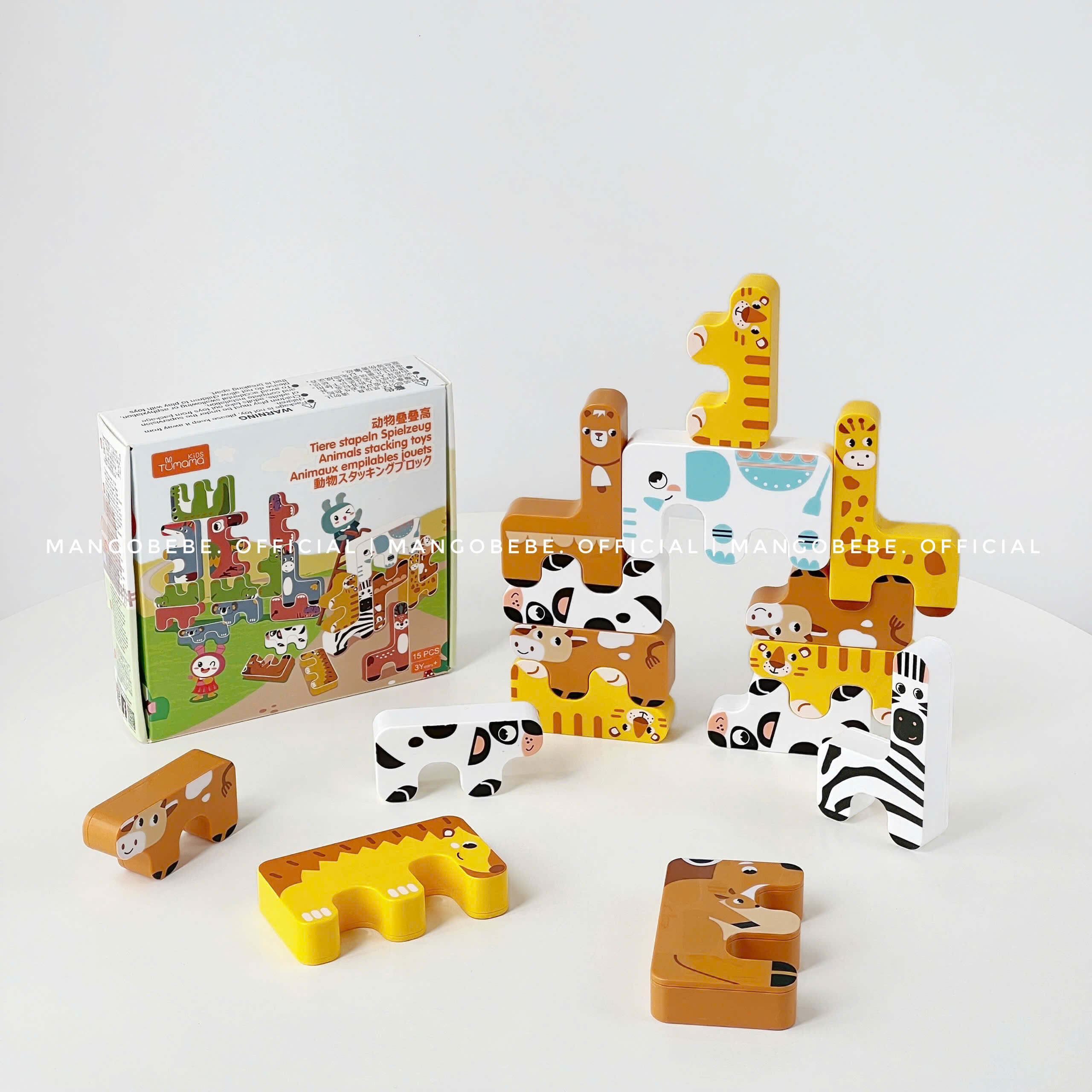 Tumama - Bộ Xếp Chồng Động Vật