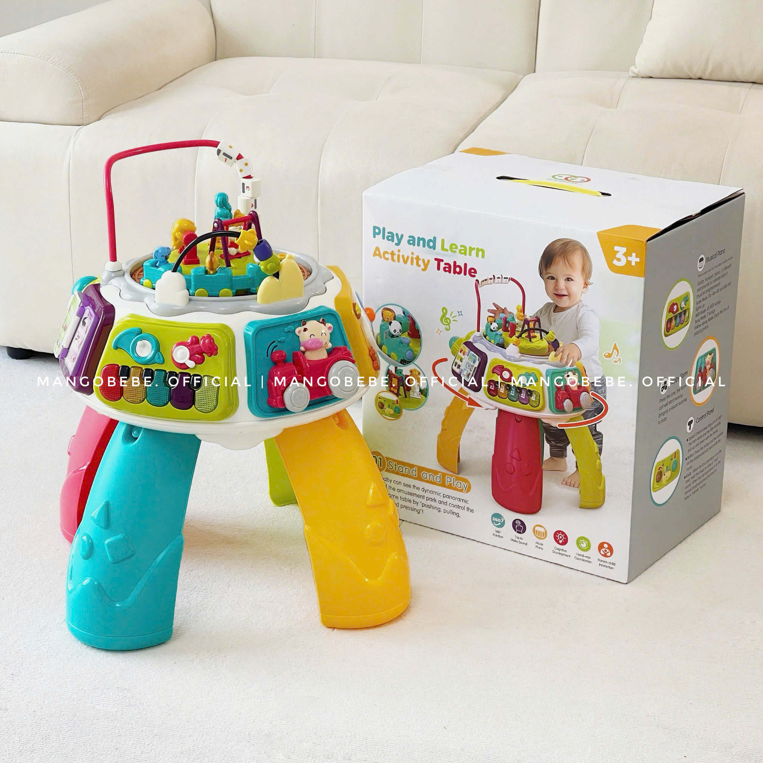 Goodway - Bàn Chơi Đa Năng Xoay 360°