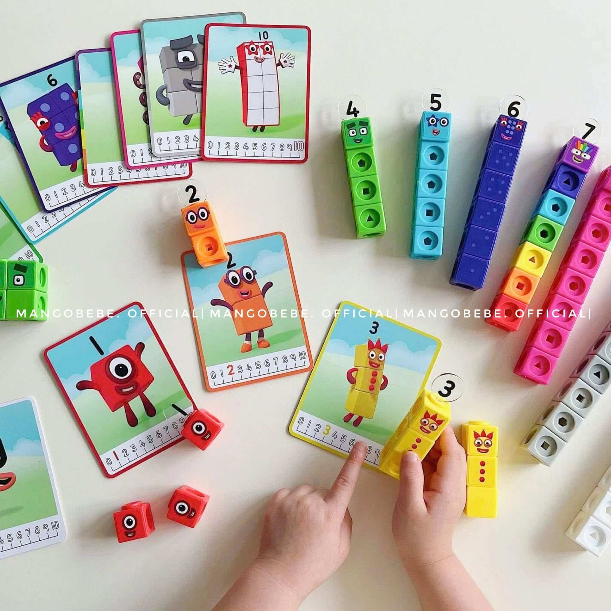 Bộ Học Toán Mathlink Cubes Numberblocks