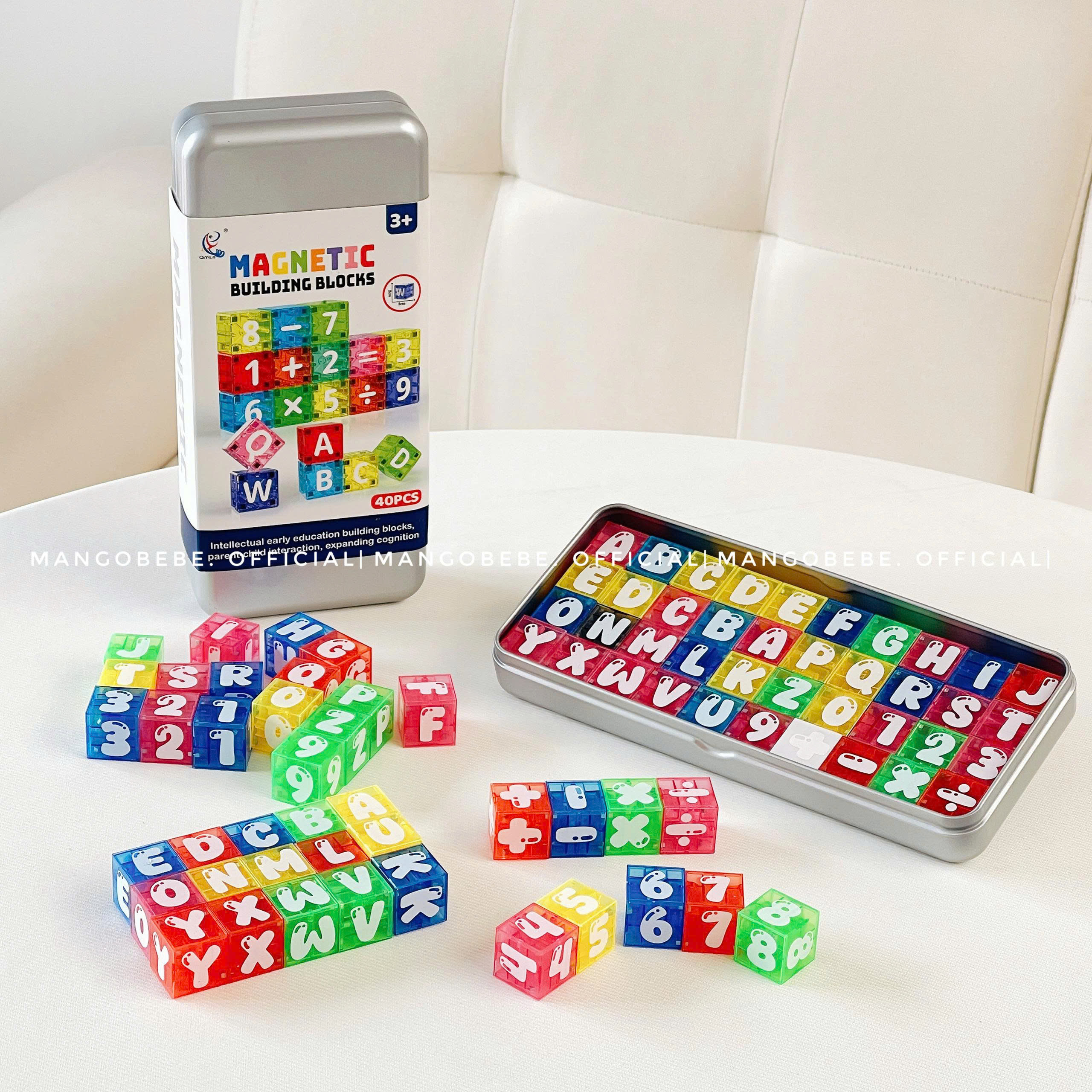 Bộ Xếp Hình Nam Châm Mini Magnetic Building Blocks