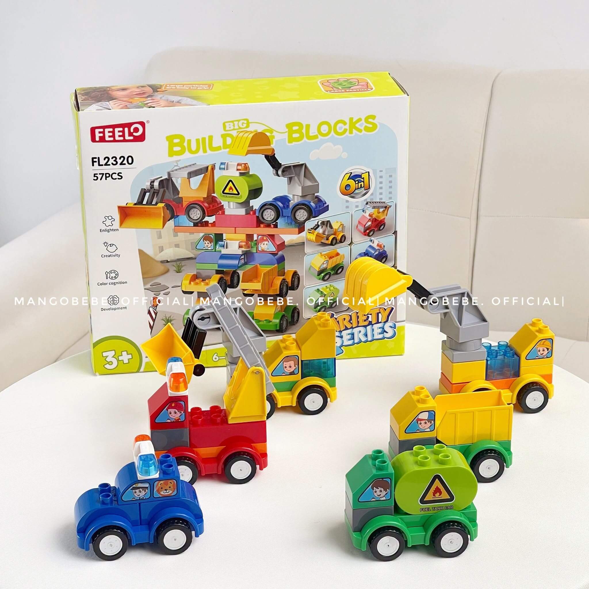 Feelo - Bộ Lắp Ráp Building Blocks Variety Series - 6in1 Autobots