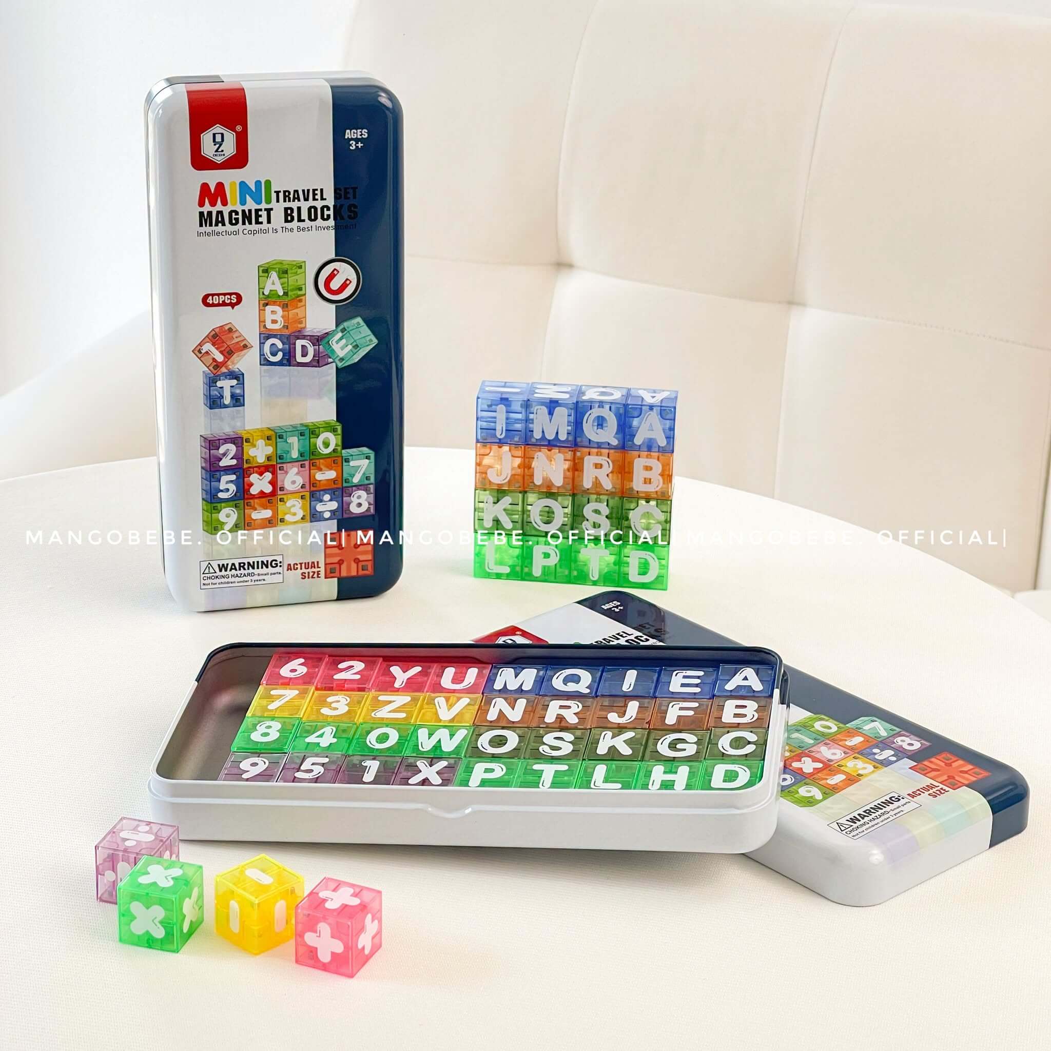 Bộ Xếp Hình Nam Châm Mini Travel Magnet Blocks