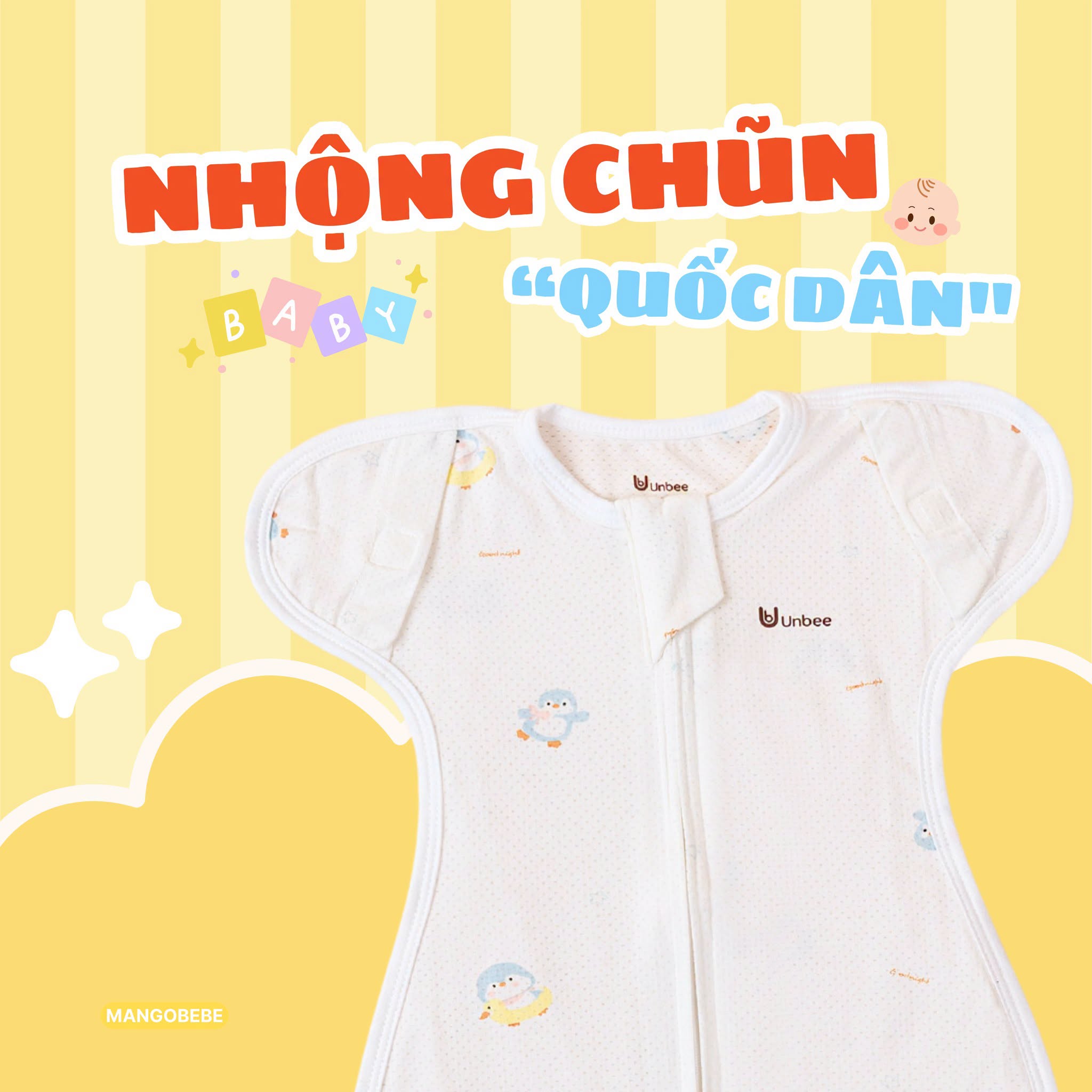 Nhộng chũn cho bé yêu