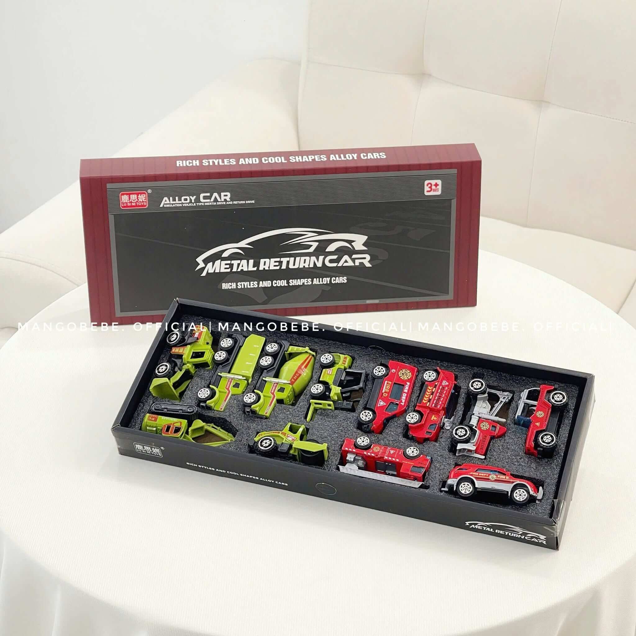 Hộp Quà Tặng Mô Hình Alloy Car 12pcs