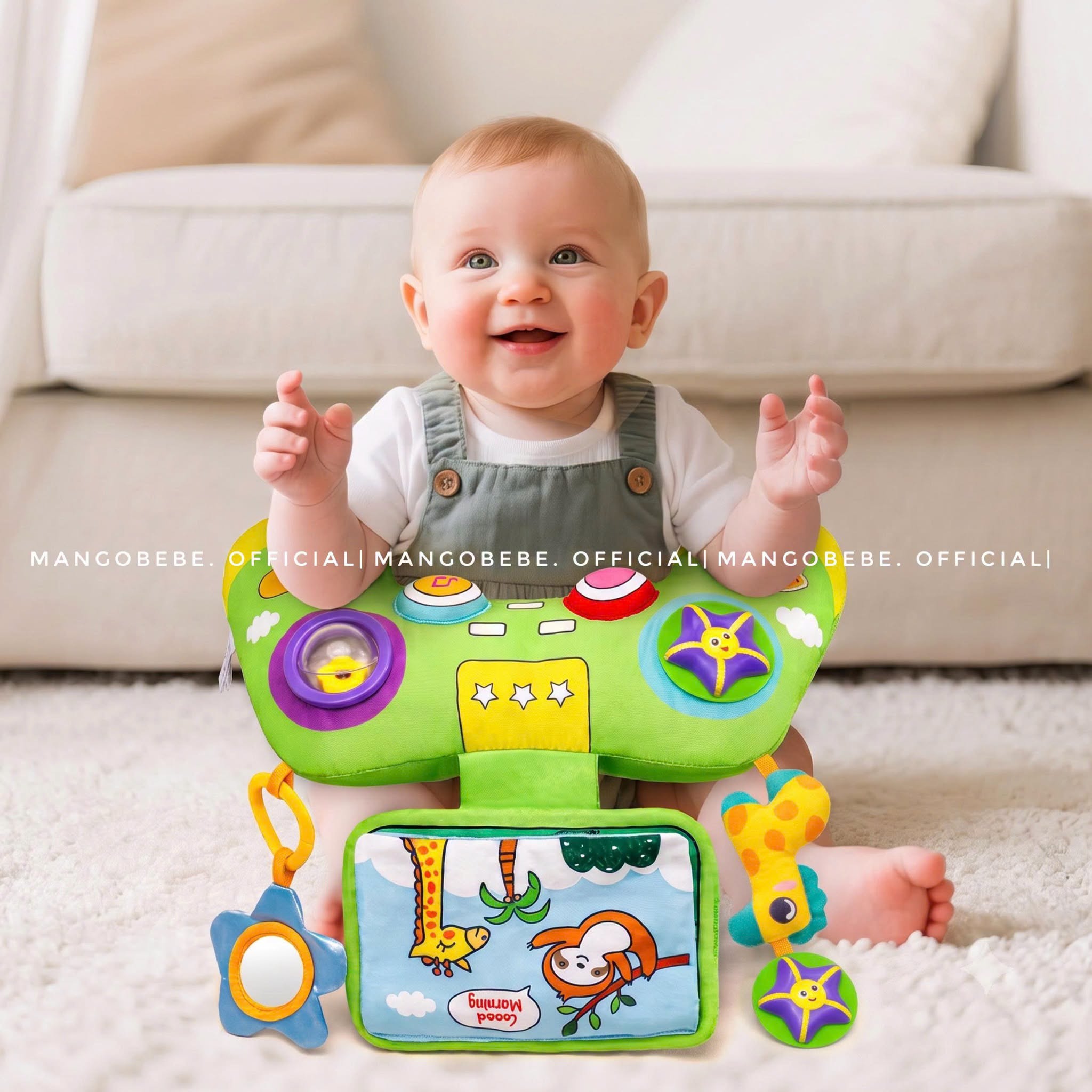 Aipinqi - Gối Đa Giác Quan Hình Máy Chơi Game