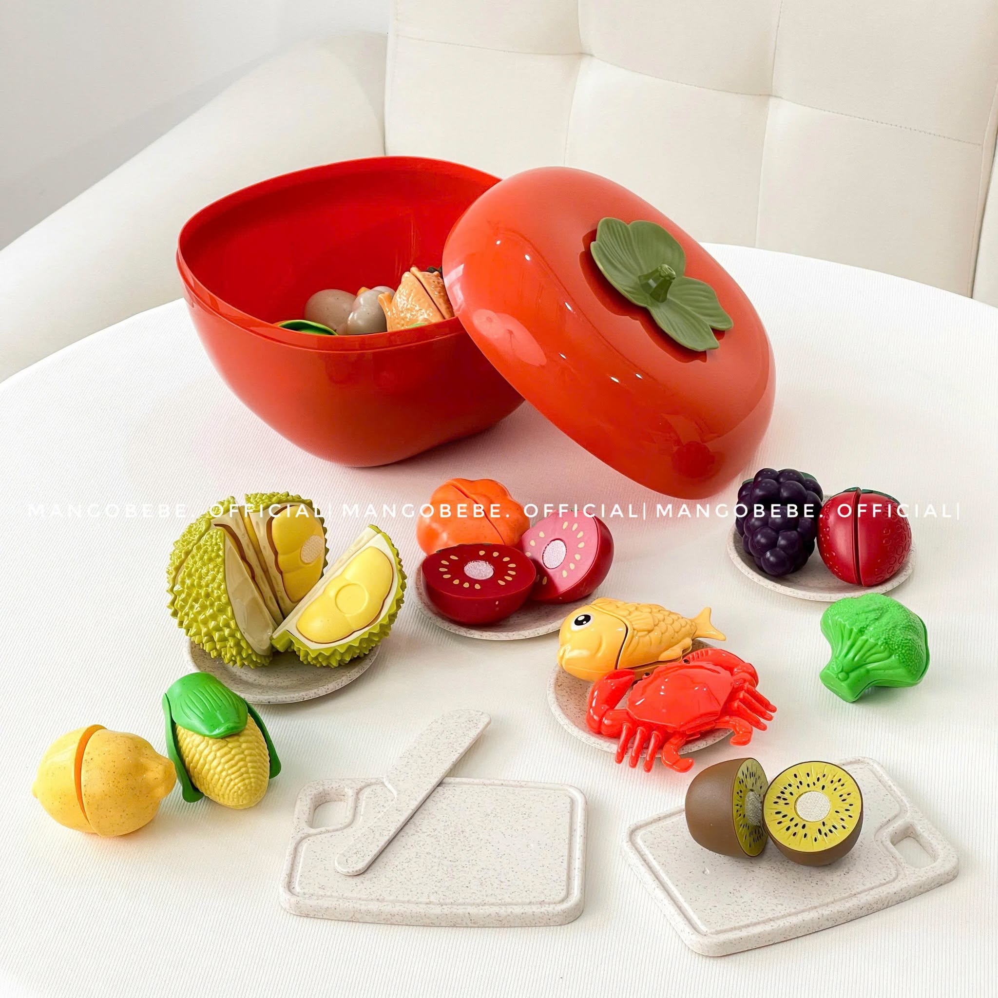 Leza Baby - Đồ Chơi Cutting Hình Quả Hồng